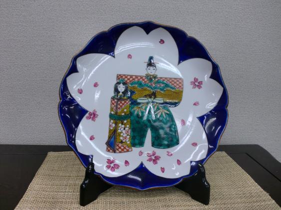 九谷焼 虚空蔵窯 雛人形 4寸 立雛